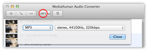 Select MP3