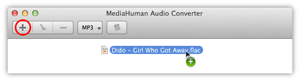 Add FLAC file
