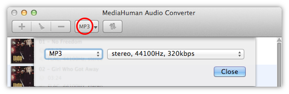Select MP3
