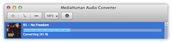 Conversion progress