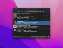 Converting audio tracks