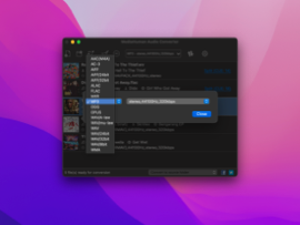Output format settings