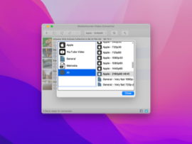 Selecting output format